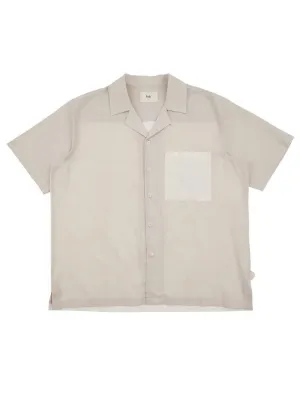 2 Tone Soft Collar Shirt- Chalk