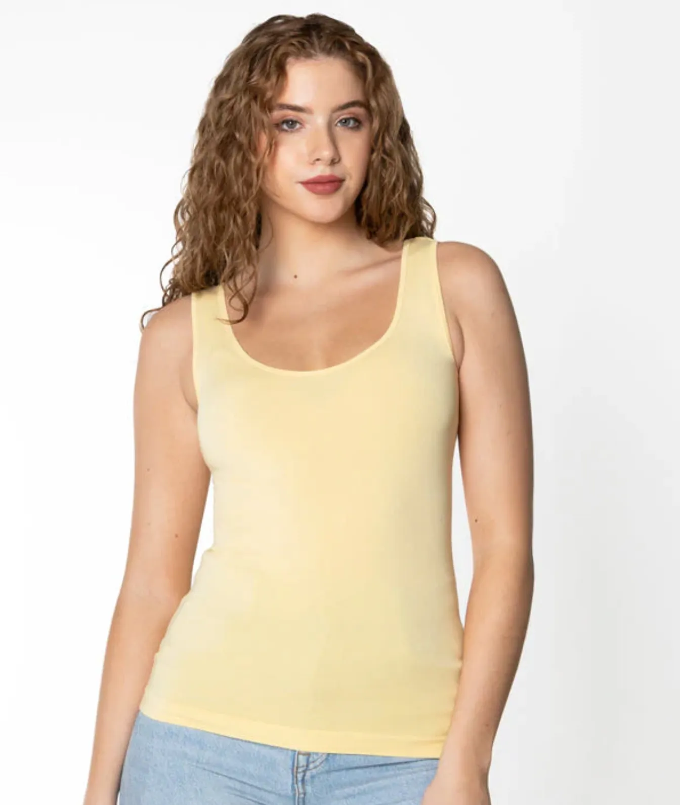 Bamboo Short Scoop Tank