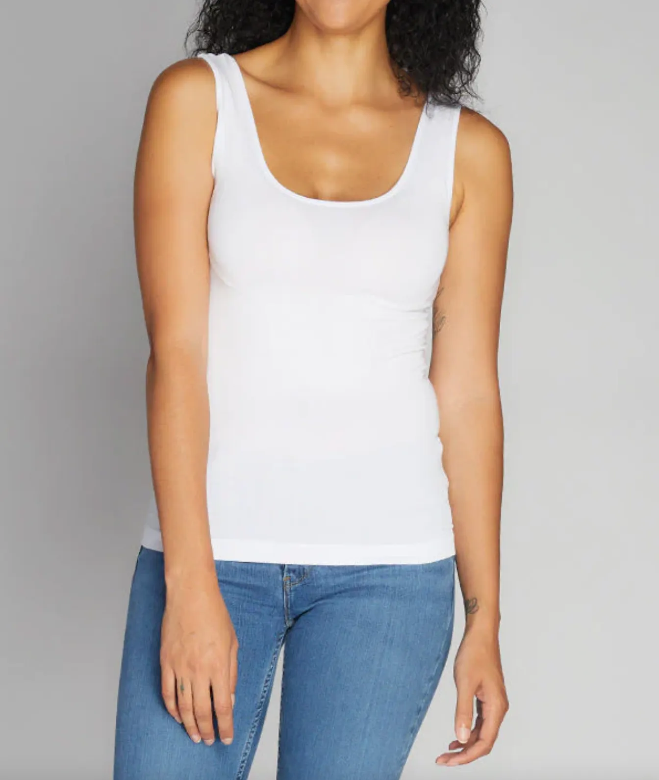 Bamboo Short Scoop Tank