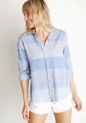 Bella Dahl - Frayed Hem Button Down Mar Vista