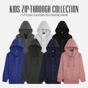 CityComfort Hoodies For Kids, CityComfort Plain Zip Up Hoodie