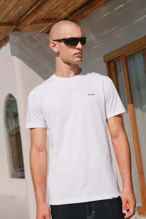 Classic White 100% Supima Cotton Relaxed Fit T-shirt