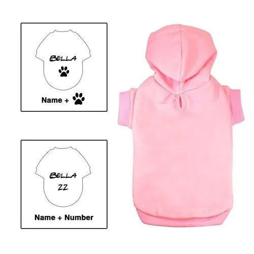 Custom Dog Cat Hoodie Winter Clothing