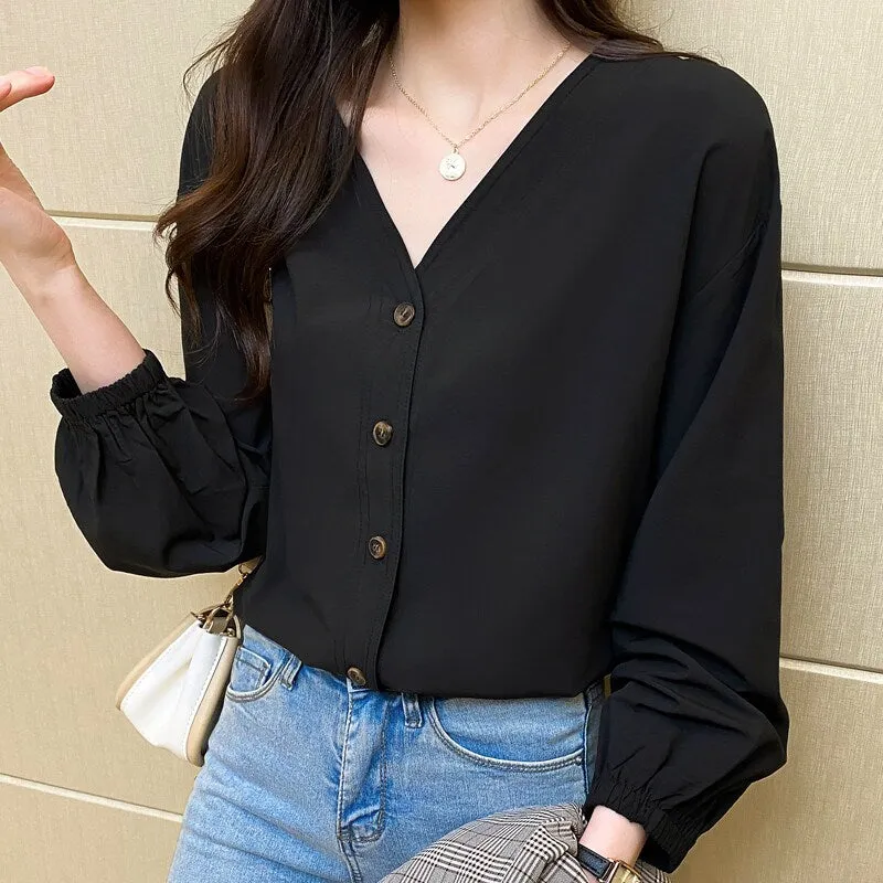 deanwangkt chic ladies shirts Fashion printing women blouses  Spring autumn causal Long sleeve blouses mujer blusas