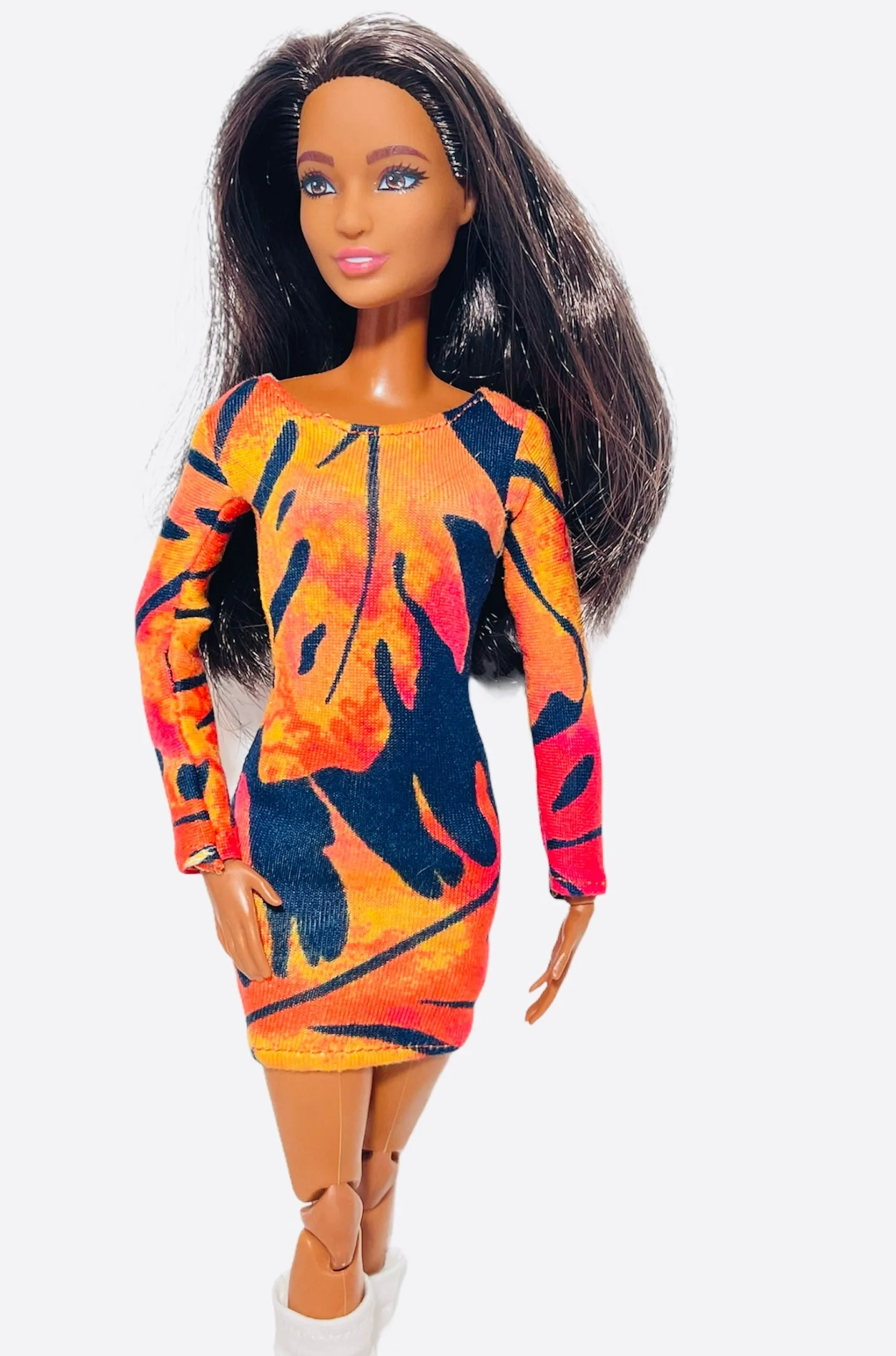 Fall dress for Barbie dolls