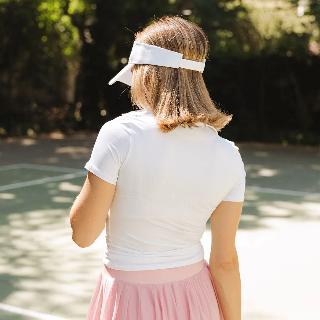 Girl's Polo, White