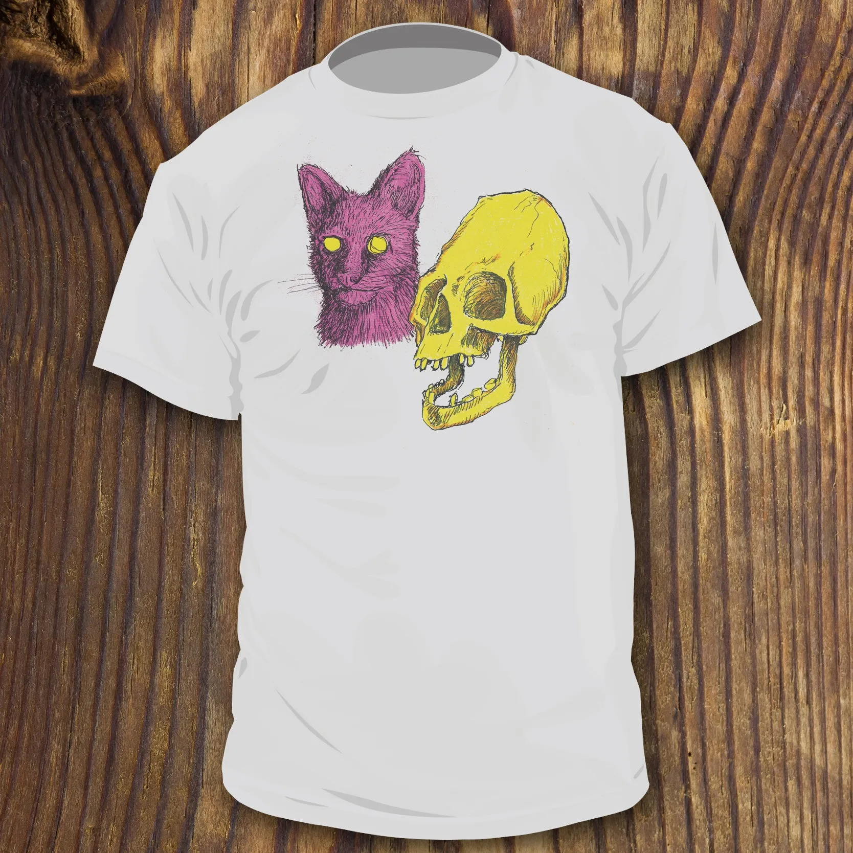 Gorilla Skull Cat shirt