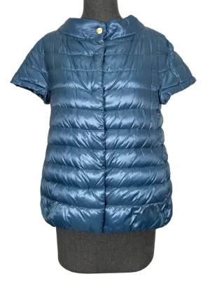 Herno Cap Sleeve Quilted Down Puffer Jacket Size M