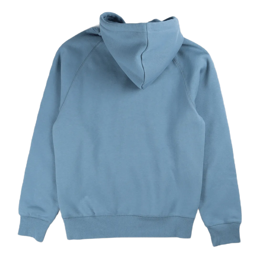 Hooded Chase Sweat Icy Water / Gold