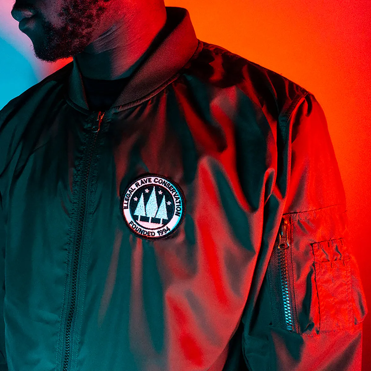 Illegal Rave - Lightweight Bomber - Green