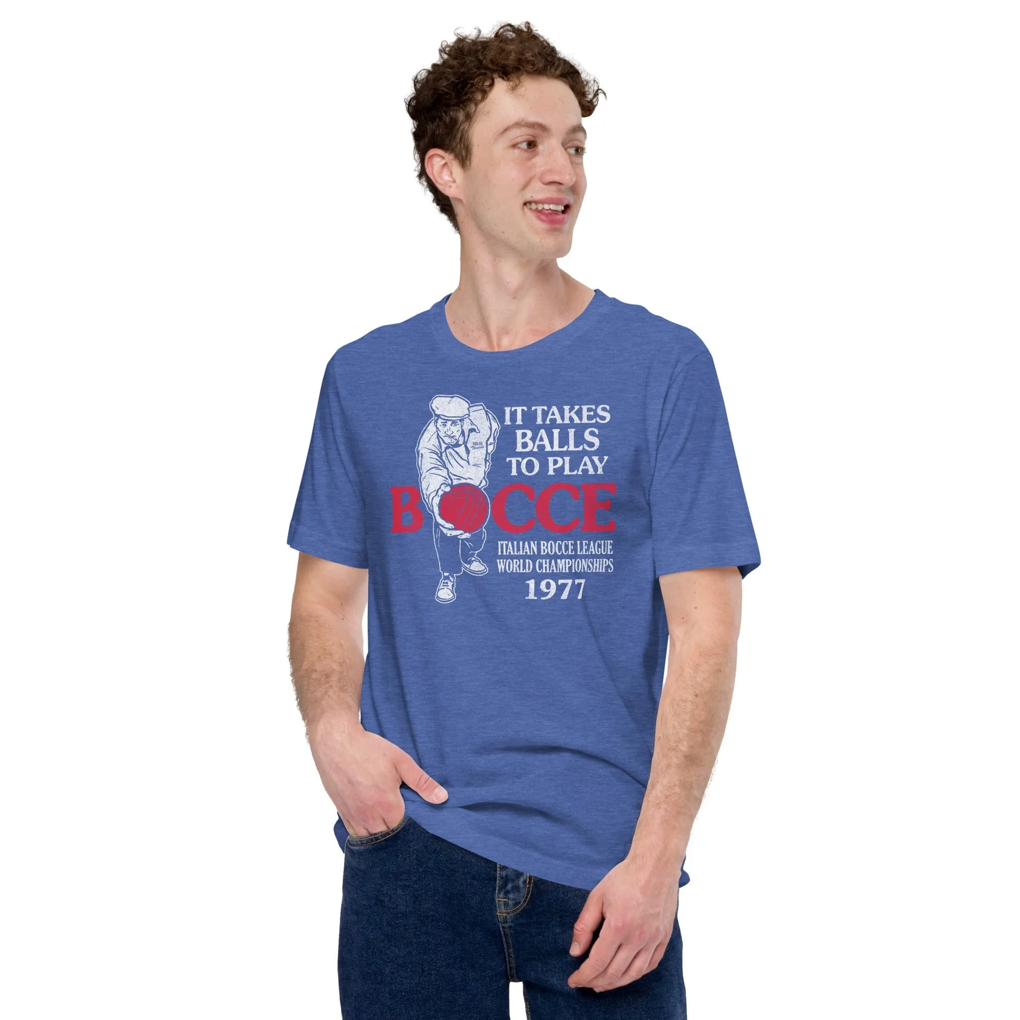 It Takes Balls To Play Bocce Soft Style T-Shirt