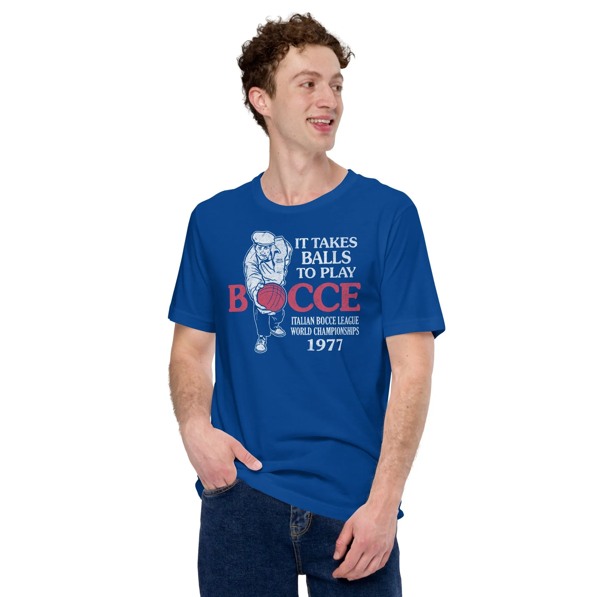 It Takes Balls To Play Bocce Soft Style T-Shirt