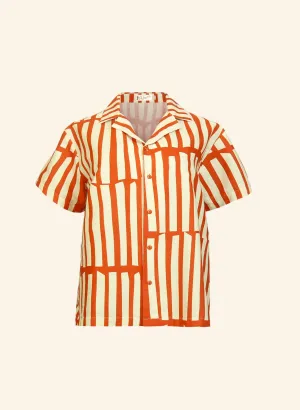 Kit Shirt - Red Box Stripe