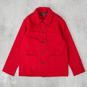 Le Laboureur Wool Work Jacket - Rouge