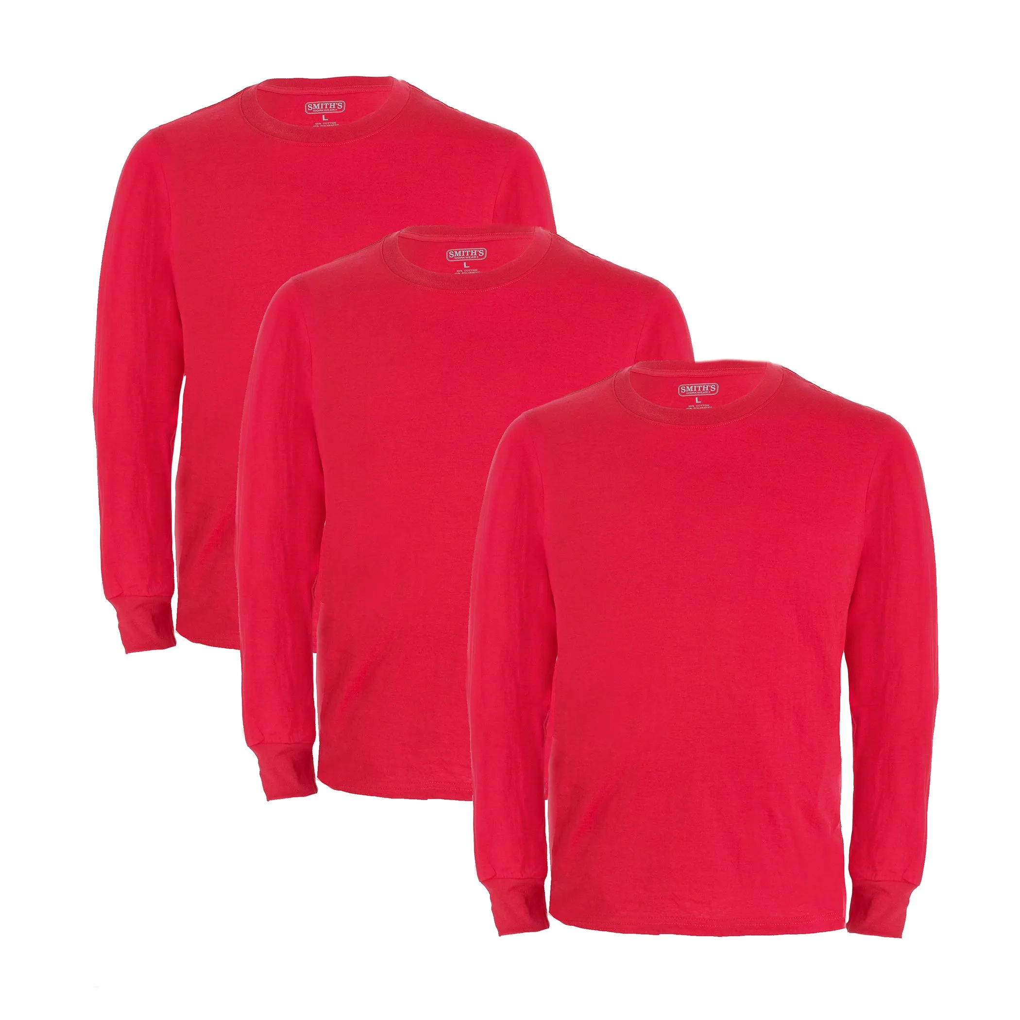 LONG SLEEVE QUICK DRY CREW NECK TEE 3-PACK