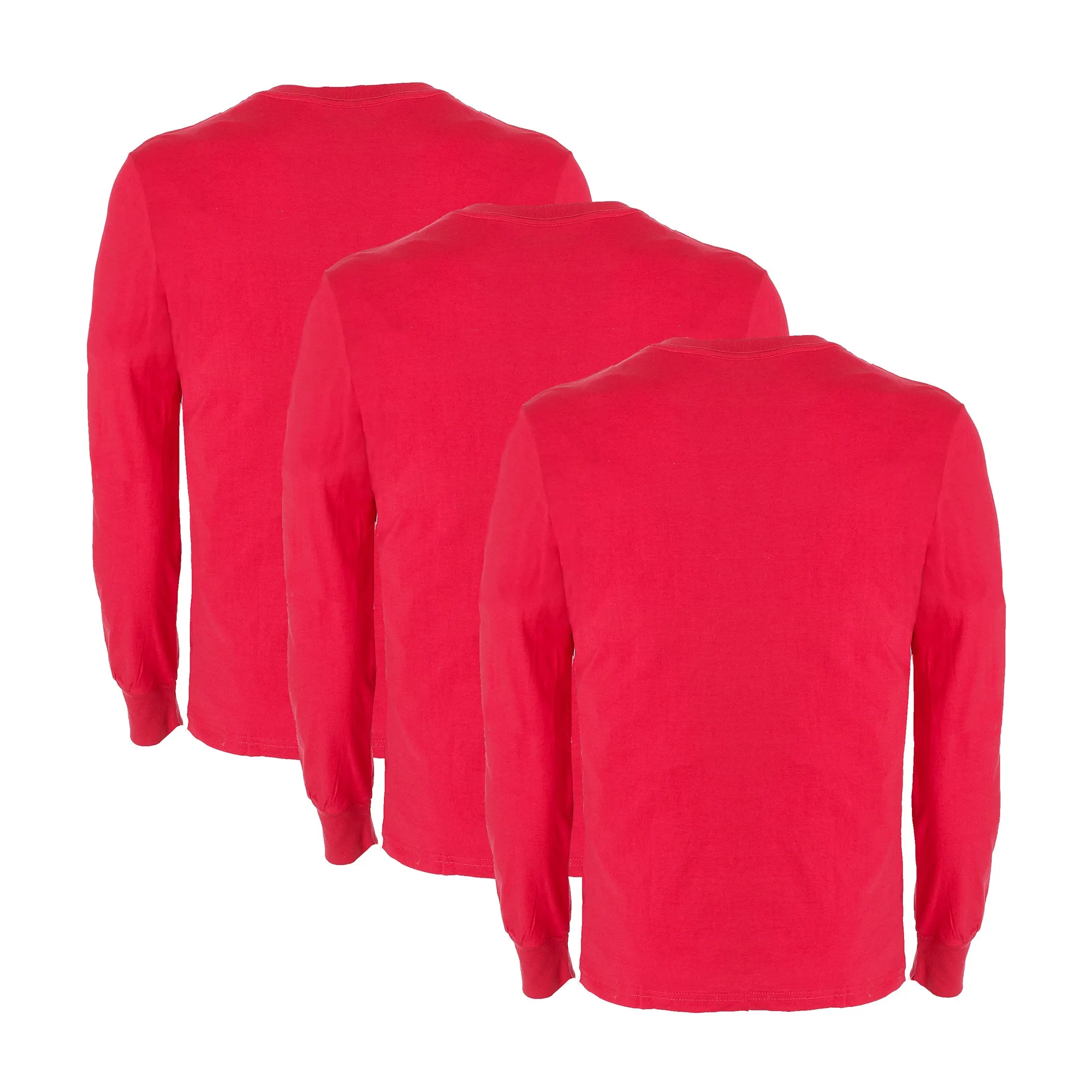 LONG SLEEVE QUICK DRY CREW NECK TEE 3-PACK