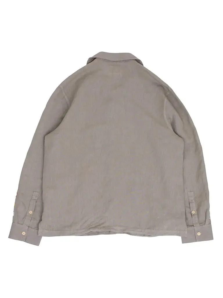 LS Soft Collar Shirt- Olive Sun