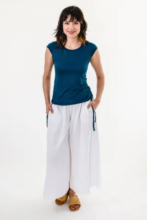 Palazzo Pants - White