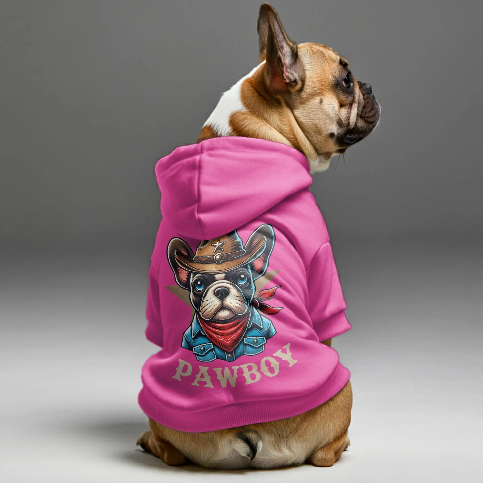 PAWBOY - Personalized French Bulldog Hoodies with Funny Quotes – Stylish, Cozy, and Premium 100% Cotton