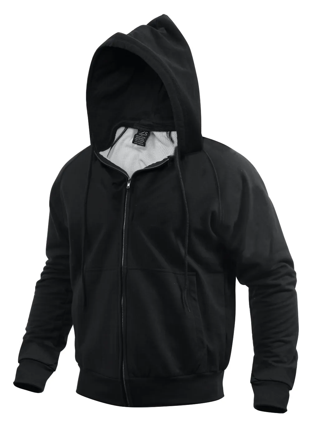 Rothco Thermal Lined Full-Zip Hoodie / Black