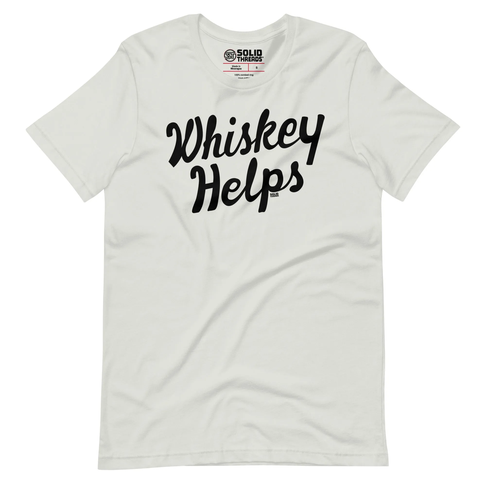 Whiskey Helps Soft Style T-Shirt