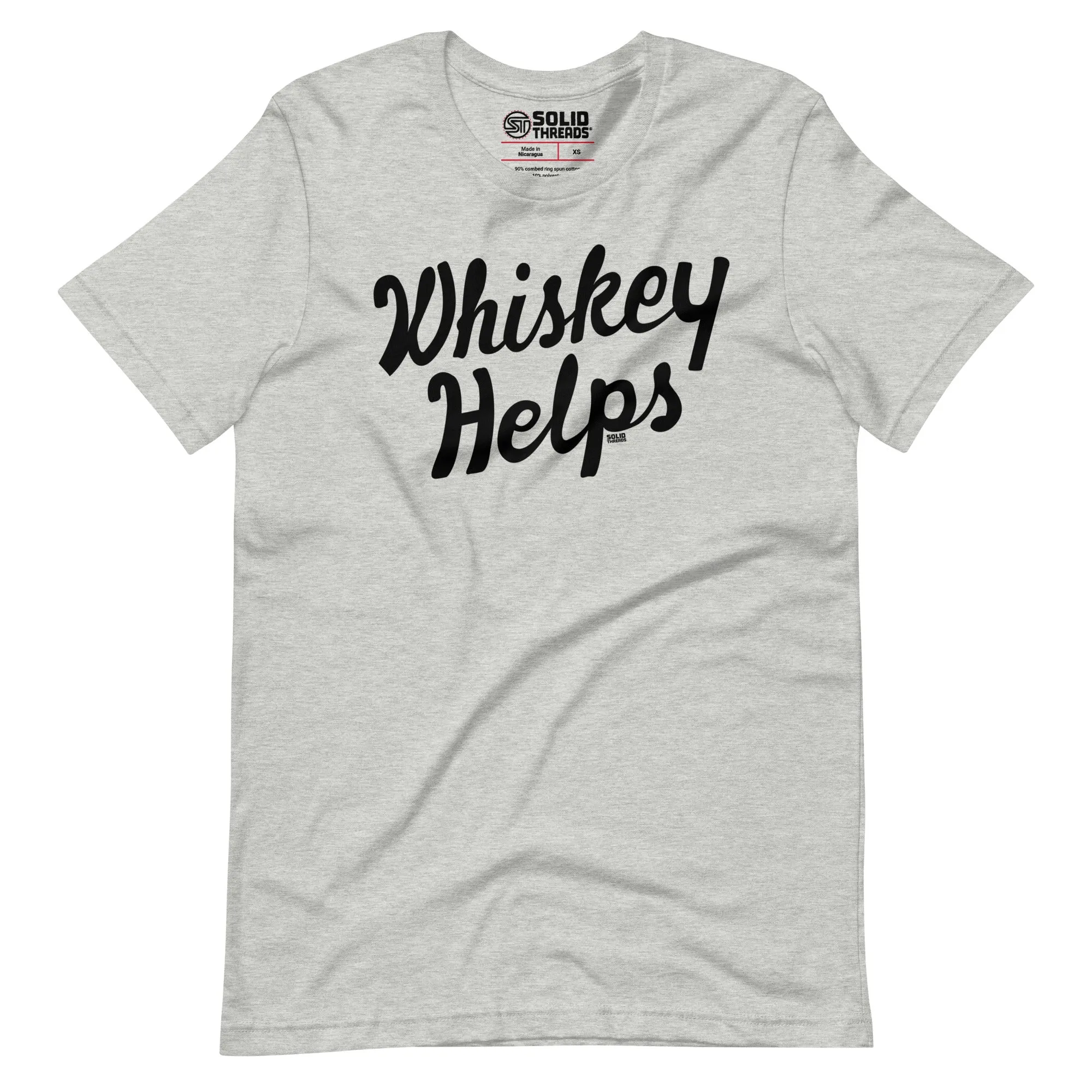 Whiskey Helps Soft Style T-Shirt