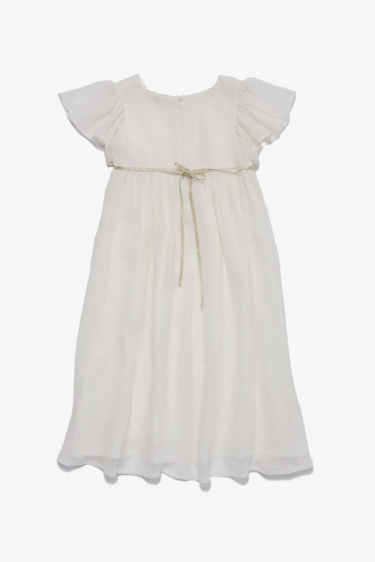 Wild & Gorgeous Emma Girls Dress - Cream (Size 2/3 left)