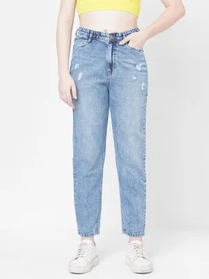 Women High-Rise Mom Fit Jeans